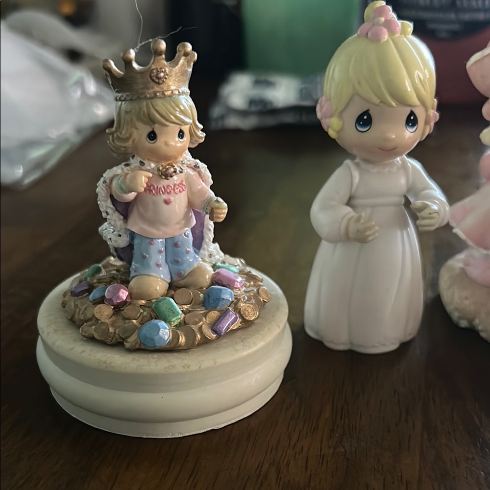 Precious Moments Princess Figurine with Colorful Accents